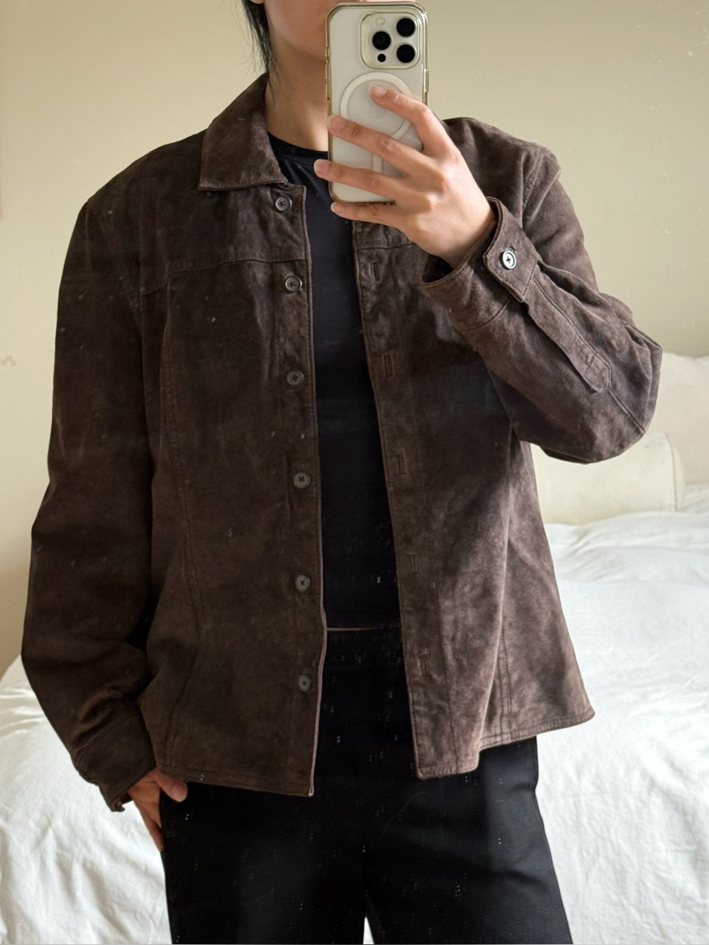 Vintage Brown Suede Cherokee Jacket